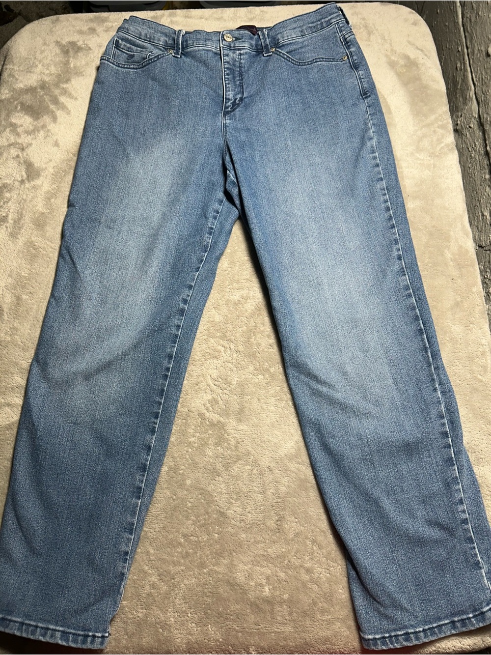 Gloria Vanderbilt Amanda Classic Tapered High Rise Jeans Medium Wash 12S
